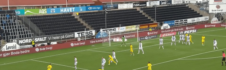 挪超半场：伯格、博格特破门，博德闪耀暂1-1萨普斯堡